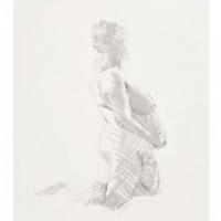 Kneeling Figure In Repose