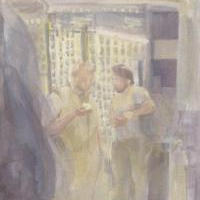 Mary at St Pancras study In Transit