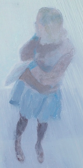 Closeup of Caught in the Middle